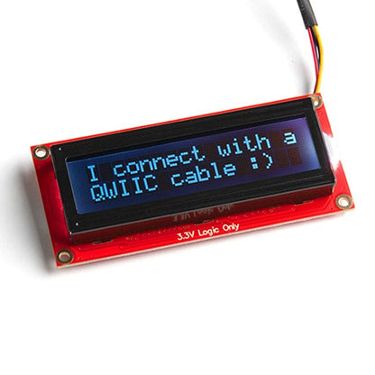 SparkFun 16x2 SerLCD - RGB Text (Qwiic) by Sparkfun - The Pi Hut
