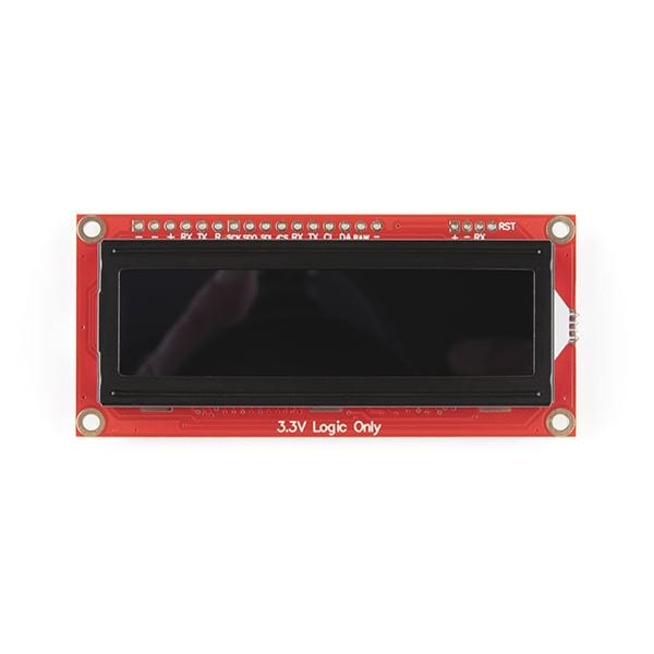 SparkFun 16x2 SerLCD - RGB Text (Qwiic) by Sparkfun - The Pi Hut
