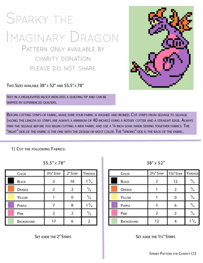 Sparky Quilt Pattern PDF