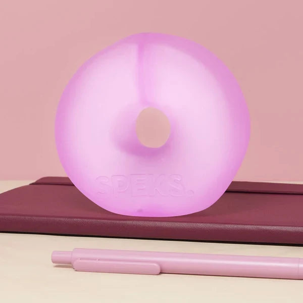 Speks Jumbo Gump Loop Squish Ball Fidget Toy - Moon Jelly 4 Inch