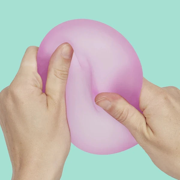 Speks Jumbo Gump Loop Squish Ball Fidget Toy - Moon Jelly 4 Inch