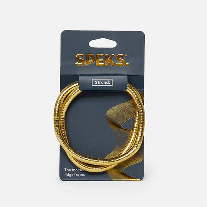 Speks Strand Moldable Fidget Rope - Gold