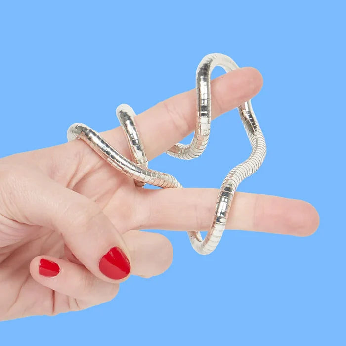 Speks Strand Moldable Fidget Rope - Silver