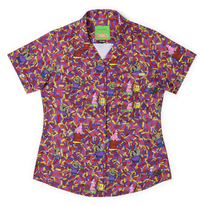 RSVLTS XS Nickelodeon Women's Short Sleeve Shirt Spongebob "CHOOOOOCOLATE!!!" – Women's KUNUFLEX Short Sleeve Shirt Spongebob "CHOOOOOCOLATE!!!" – Women's KUNUFLEX Short Sleeve Shirt