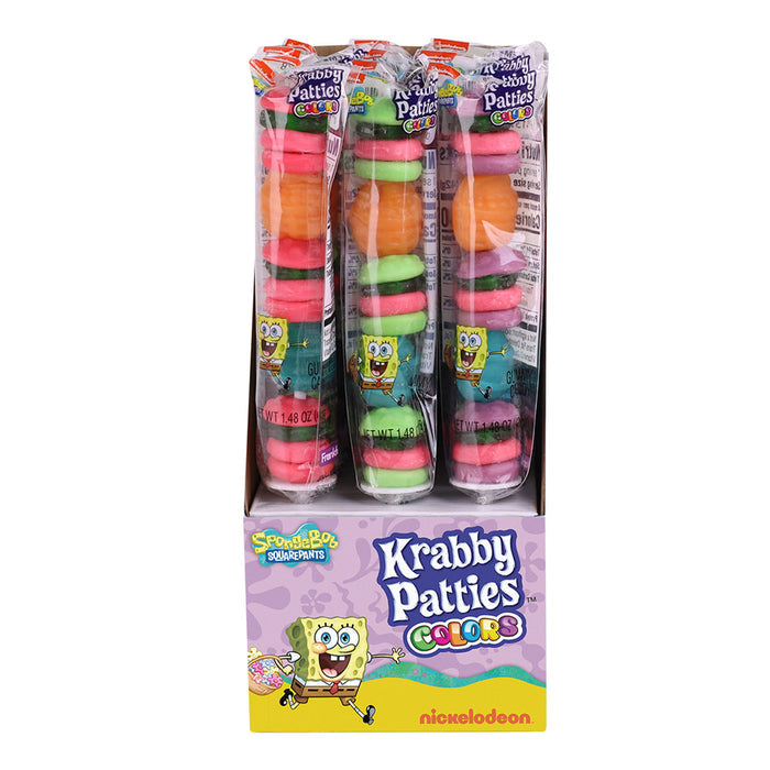 SpongeBob Krabby Patties Kabob Gummy Candy - 12 Count