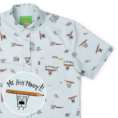 RSVLTS Nickelodeon Short Sleeve Shirt SpongeBob "Me Hoy Minoy!!" – KUNUFLEX Short Sleeve Shirt SpongeBob "Me Hoy Minoy!!" – KUNUFLEX Short Sleeve Shirt