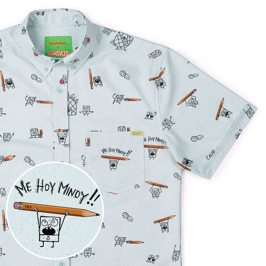 RSVLTS Nickelodeon Short Sleeve Shirt SpongeBob "Me Hoy Minoy!!" – KUNUFLEX Short Sleeve Shirt SpongeBob "Me Hoy Minoy!!" – KUNUFLEX Short Sleeve Shirt