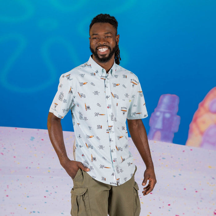 RSVLTS Nickelodeon Short Sleeve Shirt Spongebob "Me Hoy Minoy!!" – KUNUFLEX Short Sleeve Shirt Spongebob "Me Hoy Minoy!!" – KUNUFLEX Short Sleeve Shirt