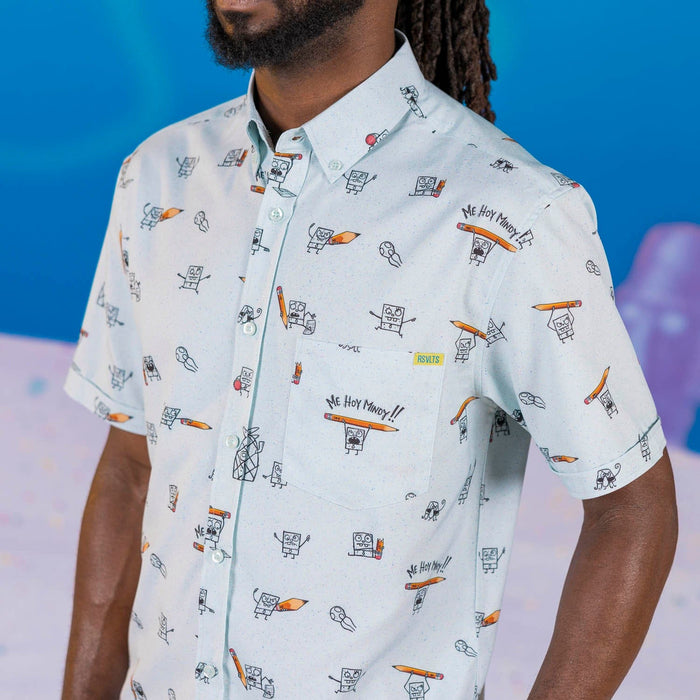 RSVLTS Nickelodeon Short Sleeve Shirt Spongebob "Me Hoy Minoy!!" – KUNUFLEX Short Sleeve Shirt Spongebob "Me Hoy Minoy!!" – KUNUFLEX Short Sleeve Shirt