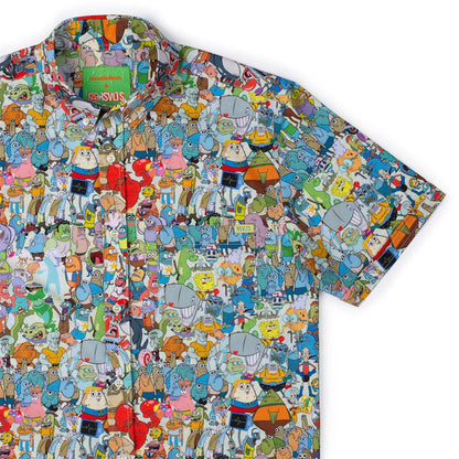 RSVLTS XS Nickelodeon Short Sleeve Shirt Spongebob "Welcome to Bikini Bottom" – KUNUFLEX Short Sleeve Shirt Spongebob "Welcome to Bikini Bottom" – KUNUFLEX Short Sleeve Shirt