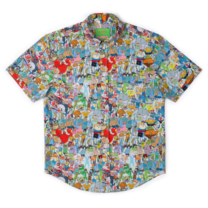 RSVLTS Nickelodeon Short Sleeve Shirt Spongebob "Welcome to Bikini Bottom" – KUNUFLEX Short Sleeve Shirt Spongebob "Welcome to Bikini Bottom" – KUNUFLEX Short Sleeve Shirt