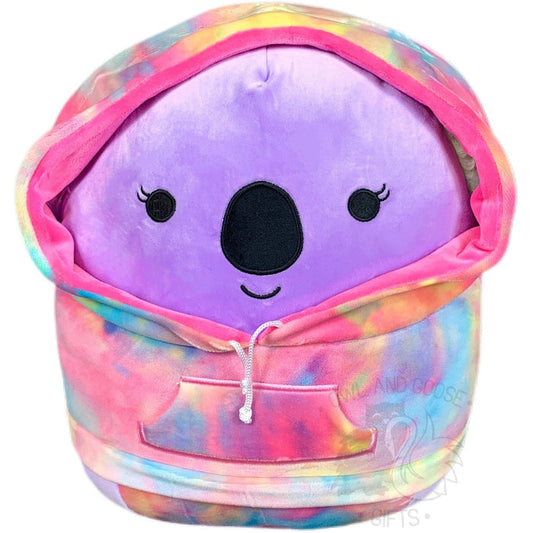 Squishmallow 12 Inch Renate the Koala Hoodie Squad Plush Toy - Owl & Goose Gifts