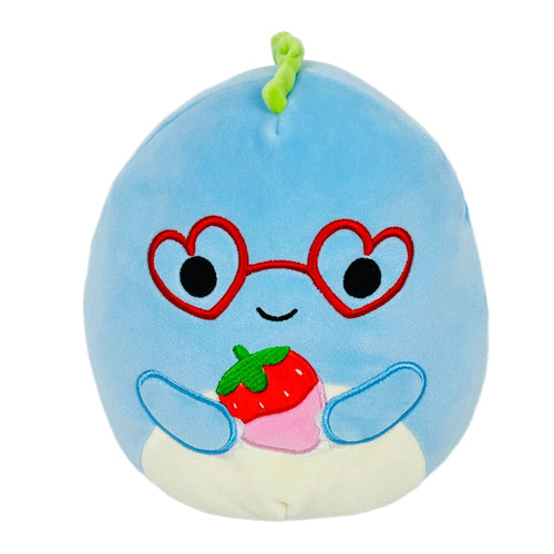 Squishmallow 5 Inch Rashad the Dinosaur with Strawberry Valentine Plush Toy