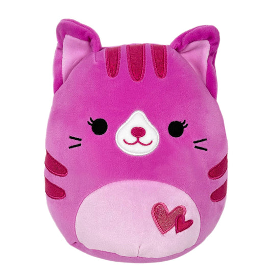 Squishmallow 8 Inch Harrell the Cat Valentine Plush Toy