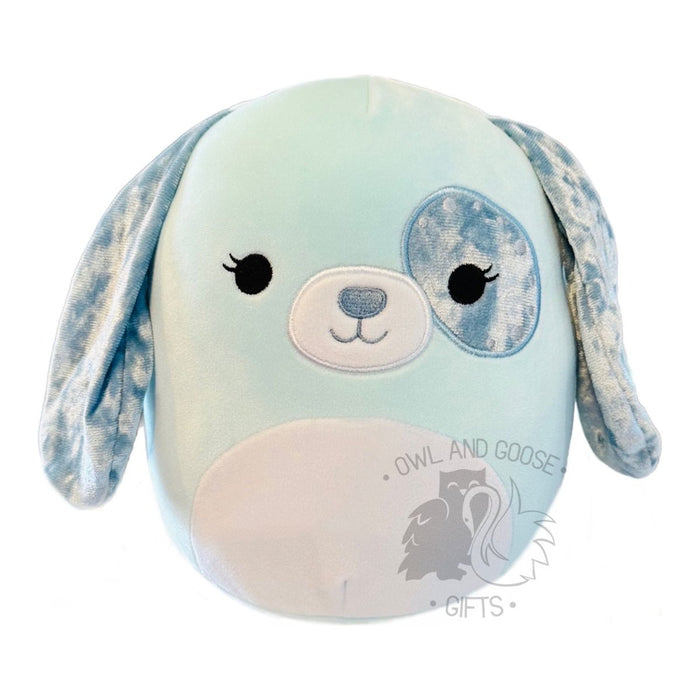 Squishmallow 8 Inch Linnea the Dog Velvet Squad Plush Toy - Owl & Goose Gifts