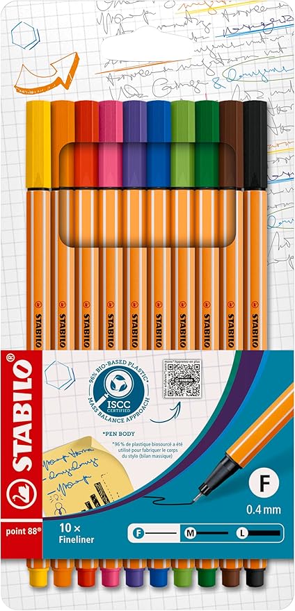 Stabilo Point 88 Pen S/10