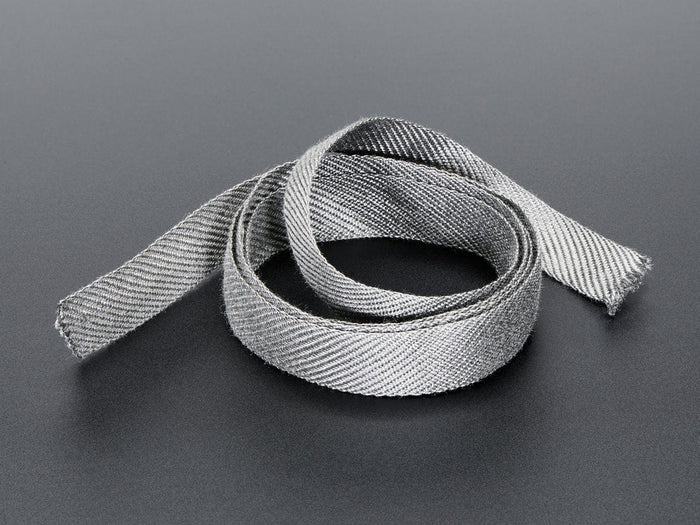 Stainless Steel Conductive Ribbon - 17mm wide 1 meter long [Discontinued] by The Pi Hut - The Pi Hut