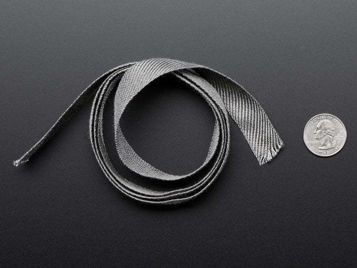 Stainless Steel Conductive Ribbon - 17mm wide 1 meter long [Discontinued] by The Pi Hut - The Pi Hut