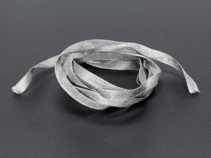 Stainless Steel Conductive Ribbon - 5mm wide 1 meter long [discontinued] by The Pi Hut - The Pi Hut