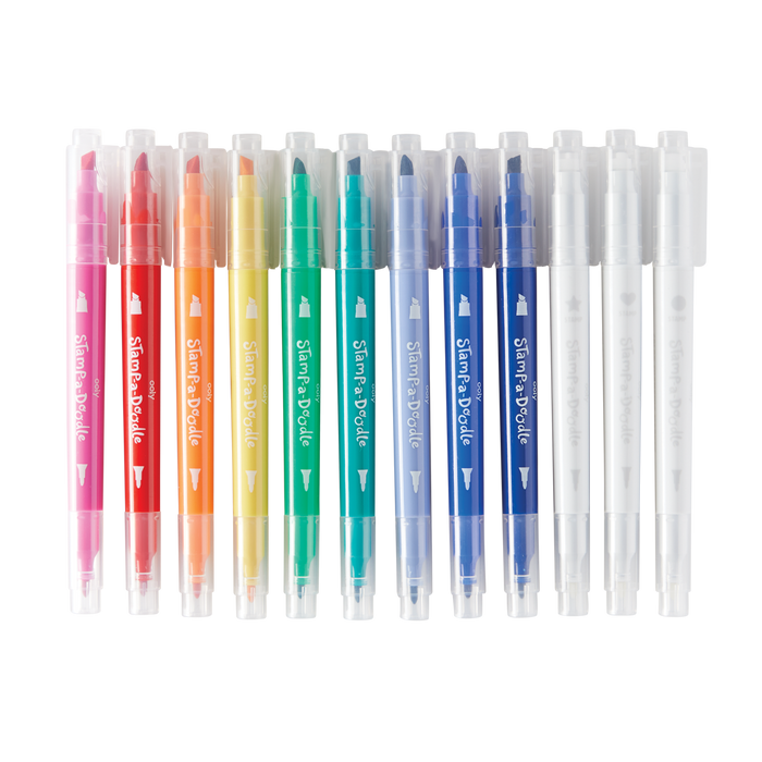 OOLY view of Stamp-A-Doodle Double-Ended Markers without package