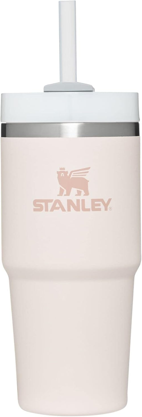 Stanley Quencher H2.0 FlowState Stainless Steel Vacuum Insulated Tumbler With Lid And Straw Rose Quartz 14oz