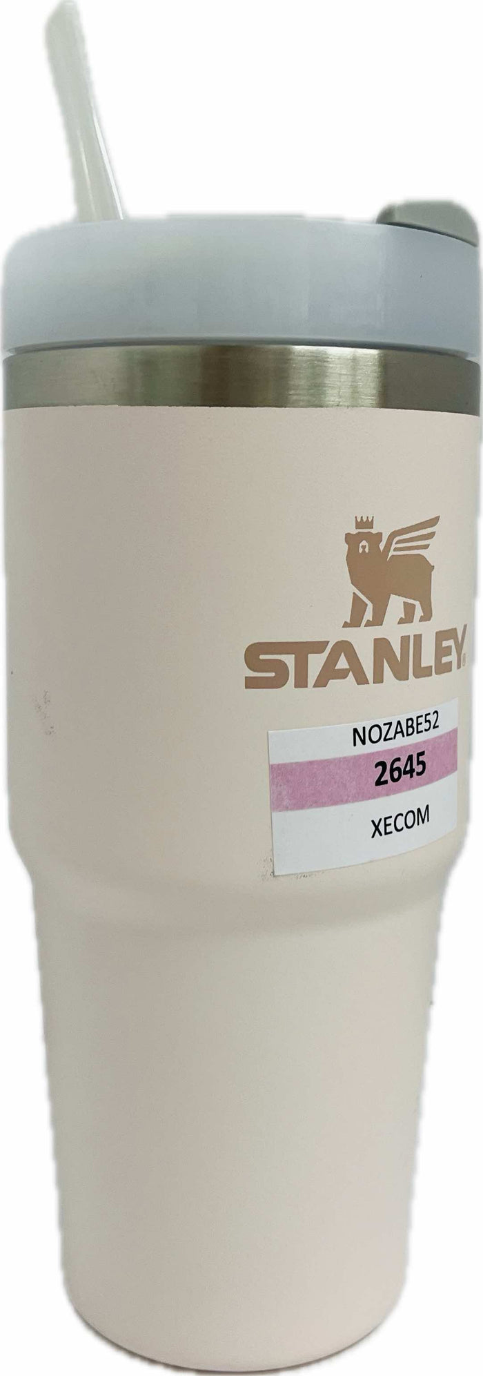 Stanley Quencher H2.0 FlowState Stainless Steel Vacuum Insulated Tumbler With Lid And Straw Rose Quartz 14oz