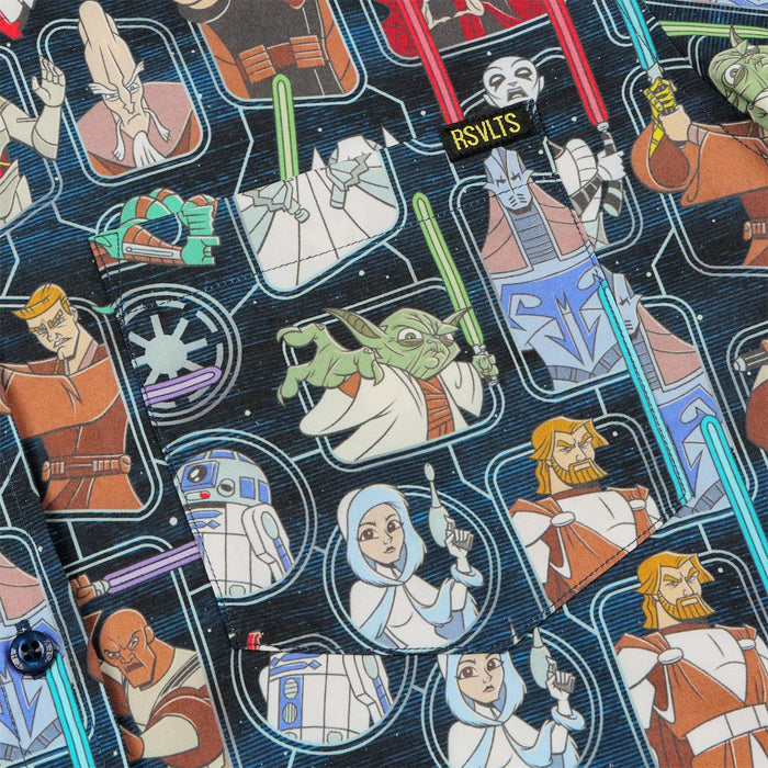 RSVLTS Star Wars Short Sleeve Shirt Star Wars™ "Clone Wars Crew" – KUNUFLEX Short Sleeve Shirt Star Wars™ "Clone Wars Crew" – KUNUFLEX Short Sleeve Shirt