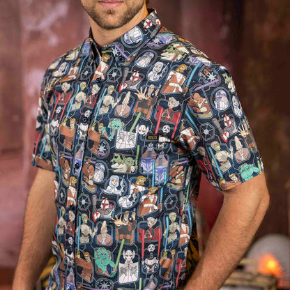 RSVLTS Star Wars Short Sleeve Shirt Star Wars™ "Clone Wars Crew" – KUNUFLEX Short Sleeve Shirt Star Wars™ "Clone Wars Crew" – KUNUFLEX Short Sleeve Shirt