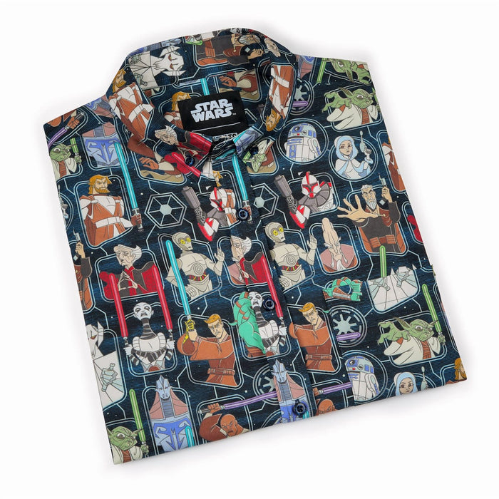 RSVLTS Star Wars Short Sleeve Shirt Star Wars™ "Clone Wars Crew" – KUNUFLEX Short Sleeve Shirt Star Wars™ "Clone Wars Crew" – KUNUFLEX Short Sleeve Shirt