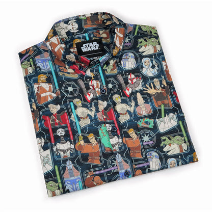 RSVLTS Star Wars Short Sleeve Shirt Star Wars™ "Clone Wars Crew" – KUNUFLEX Short Sleeve Shirt Star Wars™ "Clone Wars Crew" – KUNUFLEX Short Sleeve Shirt