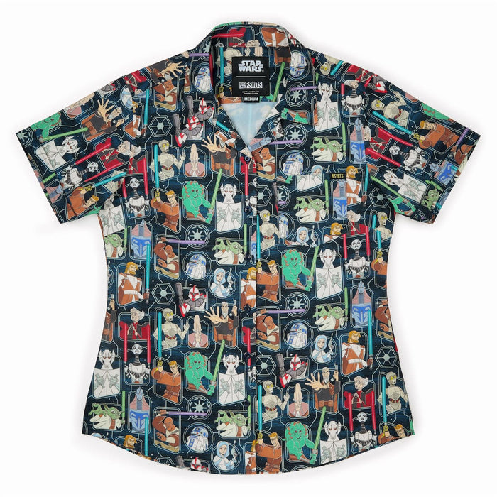 RSVLTS Star Wars Women's Short Sleeve Shirt Star Wars™ "Clone Wars Crew" – Women's KUNUFLEX Short Sleeve Shirt Star Wars™ "Clone Wars Crew" – Women's KUNUFLEX Short Sleeve Shirt