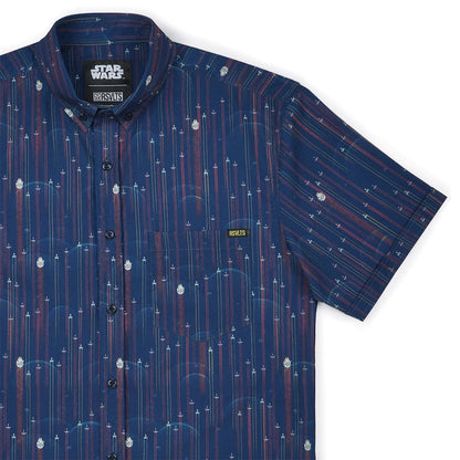 RSVLTS XS Star Wars Short Sleeve Shirt Star Wars™ "Fleet in Formation" – KUNUFLEX Short Sleeve Shirt Star Wars™ "Fleet in Formation" – KUNUFLEX Short Sleeve Shirt