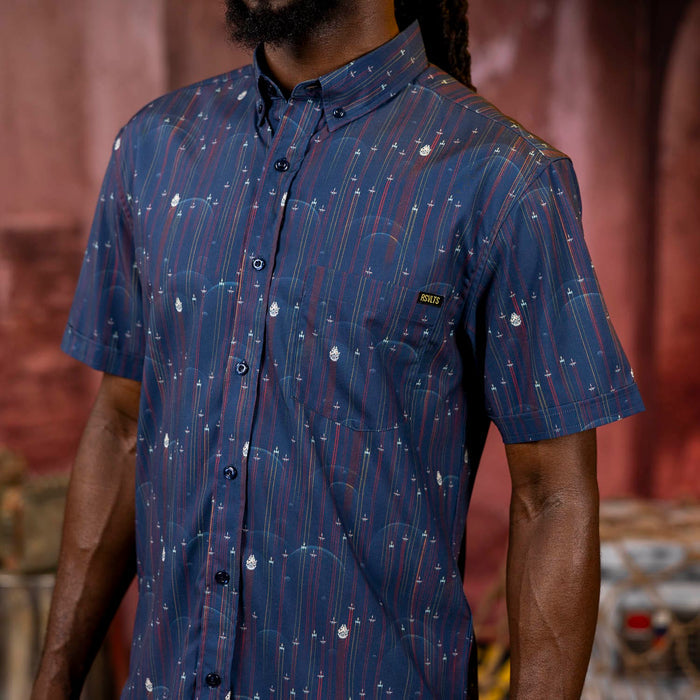 RSVLTS Star Wars Short Sleeve Shirt Star Wars™ "Fleet in Formation" – KUNUFLEX Short Sleeve Shirt Star Wars™ "Fleet in Formation" – KUNUFLEX Short Sleeve Shirt