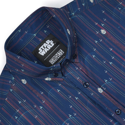 RSVLTS Star Wars Short Sleeve Shirt Star Wars™ "Fleet in Formation" – KUNUFLEX Short Sleeve Shirt Star Wars™ "Fleet in Formation" – KUNUFLEX Short Sleeve Shirt