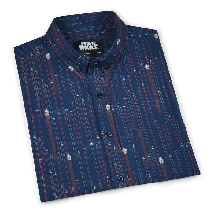 RSVLTS Star Wars Short Sleeve Shirt Star Wars™ "Fleet in Formation" – KUNUFLEX Short Sleeve Shirt Star Wars™ "Fleet in Formation" – KUNUFLEX Short Sleeve Shirt