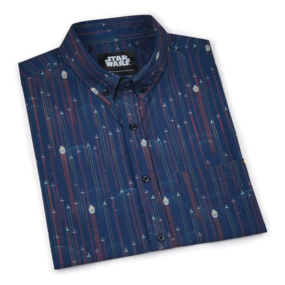RSVLTS Star Wars Short Sleeve Shirt Star Wars™ "Fleet in Formation" – KUNUFLEX Short Sleeve Shirt Star Wars™ "Fleet in Formation" – KUNUFLEX Short Sleeve Shirt