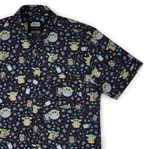 RSVLTS XS Star Wars Short Sleeve Shirt Star Wars™ "Frik 'n' Grogu" – KUNUFLEX Short Sleeve Shirt Star Wars™ "Frik 'n' Grogu" – KUNUFLEX Short Sleeve Shirt