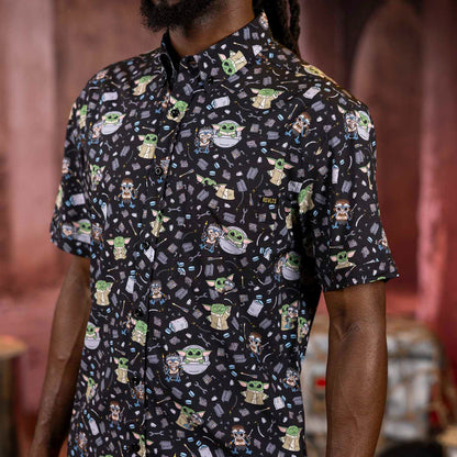 RSVLTS Star Wars Short Sleeve Shirt Star Wars™ "Frik 'n' Grogu" – KUNUFLEX Short Sleeve Shirt Star Wars™ "Frik 'n' Grogu" – KUNUFLEX Short Sleeve Shirt