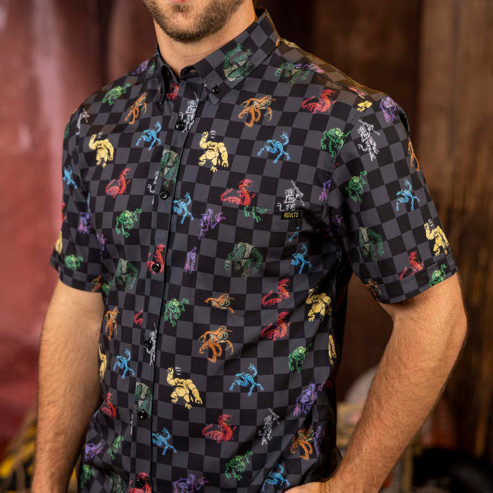 RSVLTS Star Wars Short Sleeve Shirt Star Wars™ "Holochess" –  KUNUFLEX Short Sleeve Shirt Star Wars™ "Holochess" –  KUNUFLEX Short Sleeve Shirt