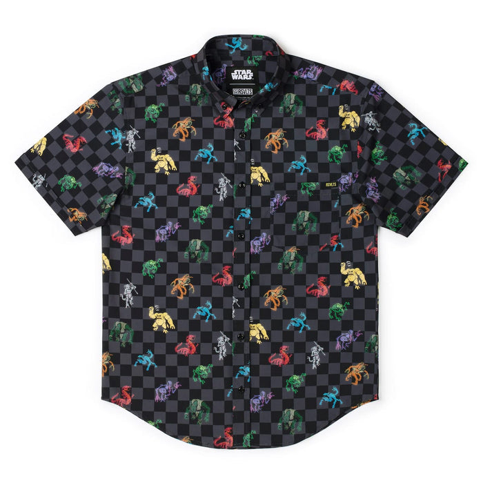 RSVLTS Star Wars Short Sleeve Shirt Star Wars™ "Holochess" –  KUNUFLEX Short Sleeve Shirt Star Wars™ "Holochess" –  KUNUFLEX Short Sleeve Shirt