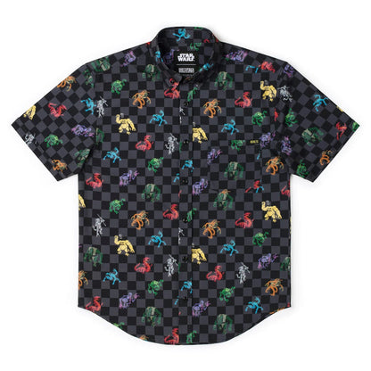 RSVLTS Star Wars Short Sleeve Shirt Star Wars™ "Holochess" –  KUNUFLEX Short Sleeve Shirt Star Wars™ "Holochess" –  KUNUFLEX Short Sleeve Shirt
