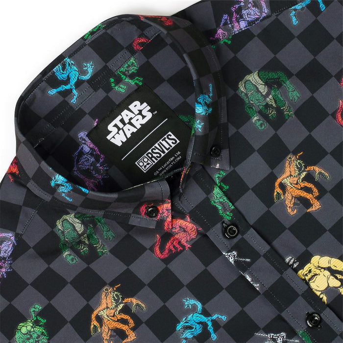 RSVLTS Star Wars Short Sleeve Shirt Star Wars™ "Holochess" –  KUNUFLEX Short Sleeve Shirt Star Wars™ "Holochess" –  KUNUFLEX Short Sleeve Shirt