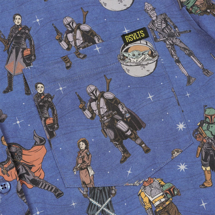 RSVLTS Star Wars Short Sleeve Shirt Star Wars™ "Retro Mando" – KUNUFLEX Short Sleeve Shirt Star Wars™ "Retro Mando" – KUNUFLEX Short Sleeve Shirt