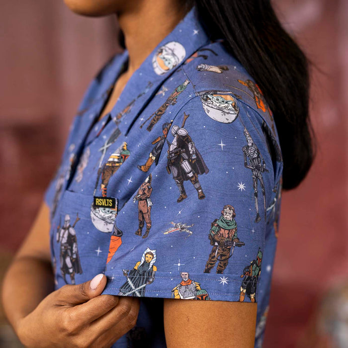 RSVLTS Star Wars Women's Short Sleeve Shirt Star Wars™ "Retro Mando" – Women's KUNUFLEX Short Sleeve Shirt Star Wars™ "Retro Mando" – Women's KUNUFLEX Short Sleeve Shirt