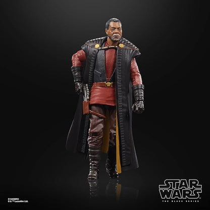 Star Wars The Black Series Magistrate Greef Karga Toy 6-Inch-Scale The Mandalorian Collectible Action Figure Toys for Kids Ages 4 and Up, Multicolor (F5523)