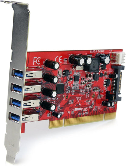 StarTech.com 4 Port PCI SuperSpeed USB 3.0 Adapter Card