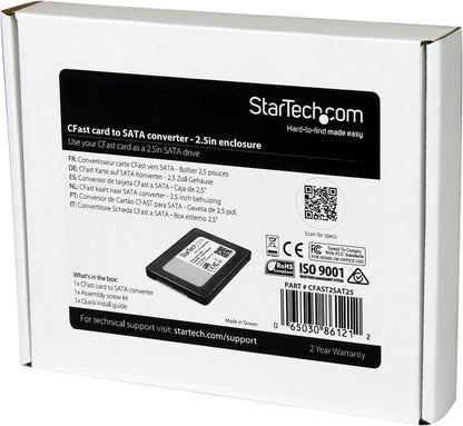 StarTech.com CFast Card to SATA Adapter with 2.5in Housing CFAST2SAT25