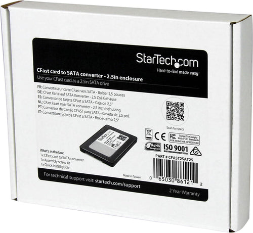 StarTech.com CFast Card to SATA Adapter with 2.5in Housing CFAST2SAT25