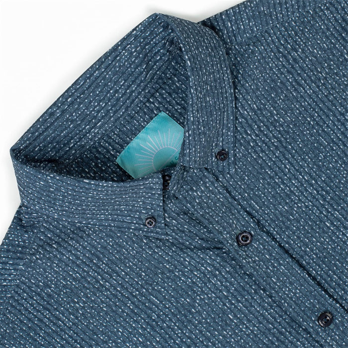 RSVLTS RSVLTS Short Sleeve Shirt Static – Stretch Seersucker Short Sleeve Shirt Static – Stretch Seersucker Short Sleeve Shirt