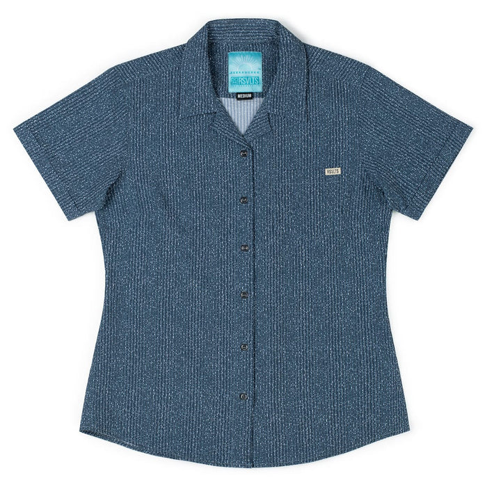 RSVLTS RSVLTS Women's Short Sleeve Shirt Static – Women's Stretch Seersucker Short Sleeve Shirt Static – Women's Stretch Seersucker Short Sleeve Shirt